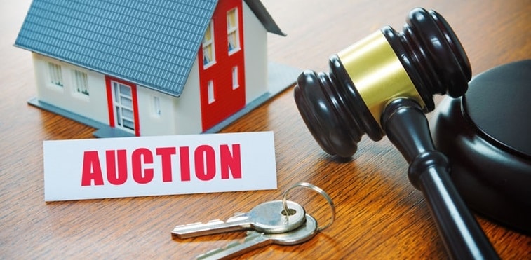 Auction homes are being transacted close to their opening prices